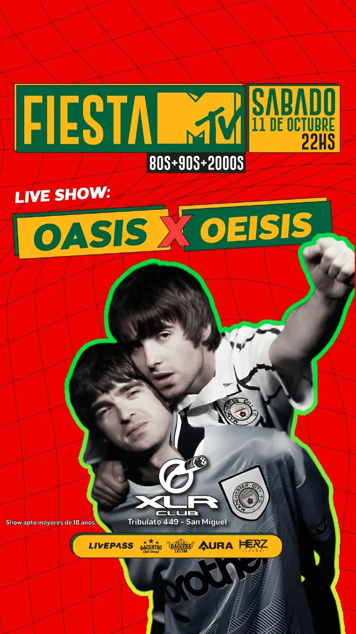 Oeisis en vivo en XLR San Miguel